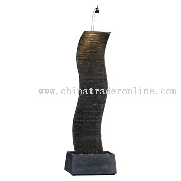 Geometric Water Ripple Slate Fountain from China